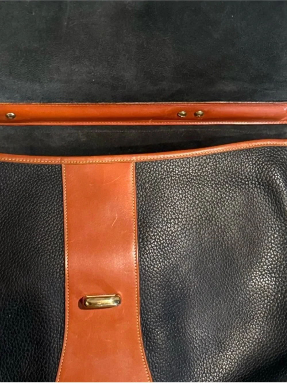 Vintage Dooney & Bourke All-Weather Leather Briefcase /Messenger - fits laptop